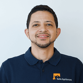 Portrait of Amin Rojas, Account Executive at Safe Appliances.