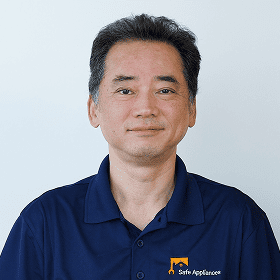 Portrait of Sung Park, Key Account Executive at Safe Appliances.