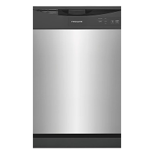 Frigidaire FDPC4221AS 24-inch dishwasher with 5-level wash system and 12 place setting capacity.