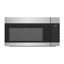 Frigidaire FMOS1746BS 1.7 cu. ft. over-the-range microwave with quick start options and two-speed ventilation.