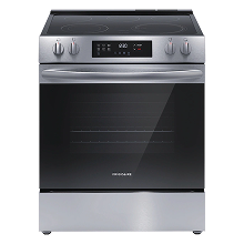 Frigidaire FCFE3083AS 30-inch electric range with smooth ceramic cooktop and convection oven