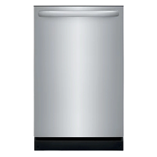FDPH4316AS built-in dishwasher stainless steel front view