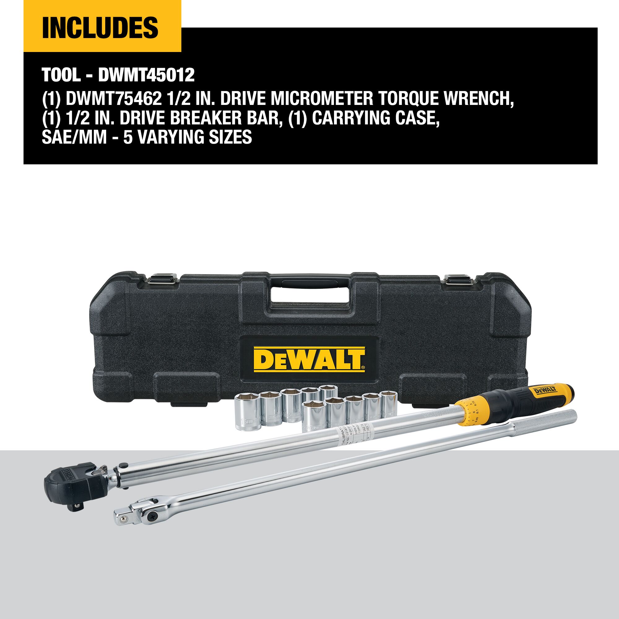 Llave Dinamométrica DEWALT DWMT45012 - Imagen 4