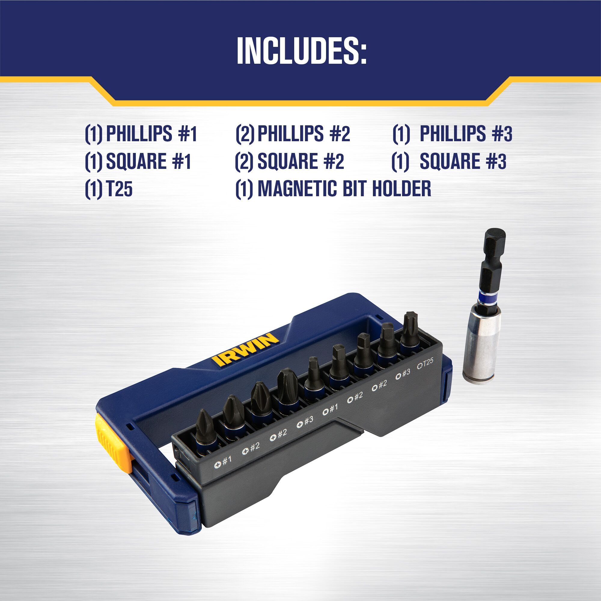 Irwin 1866983 bit set additional product image 1 / Irwin 1866983 bit set imagen adicional del producto 1
