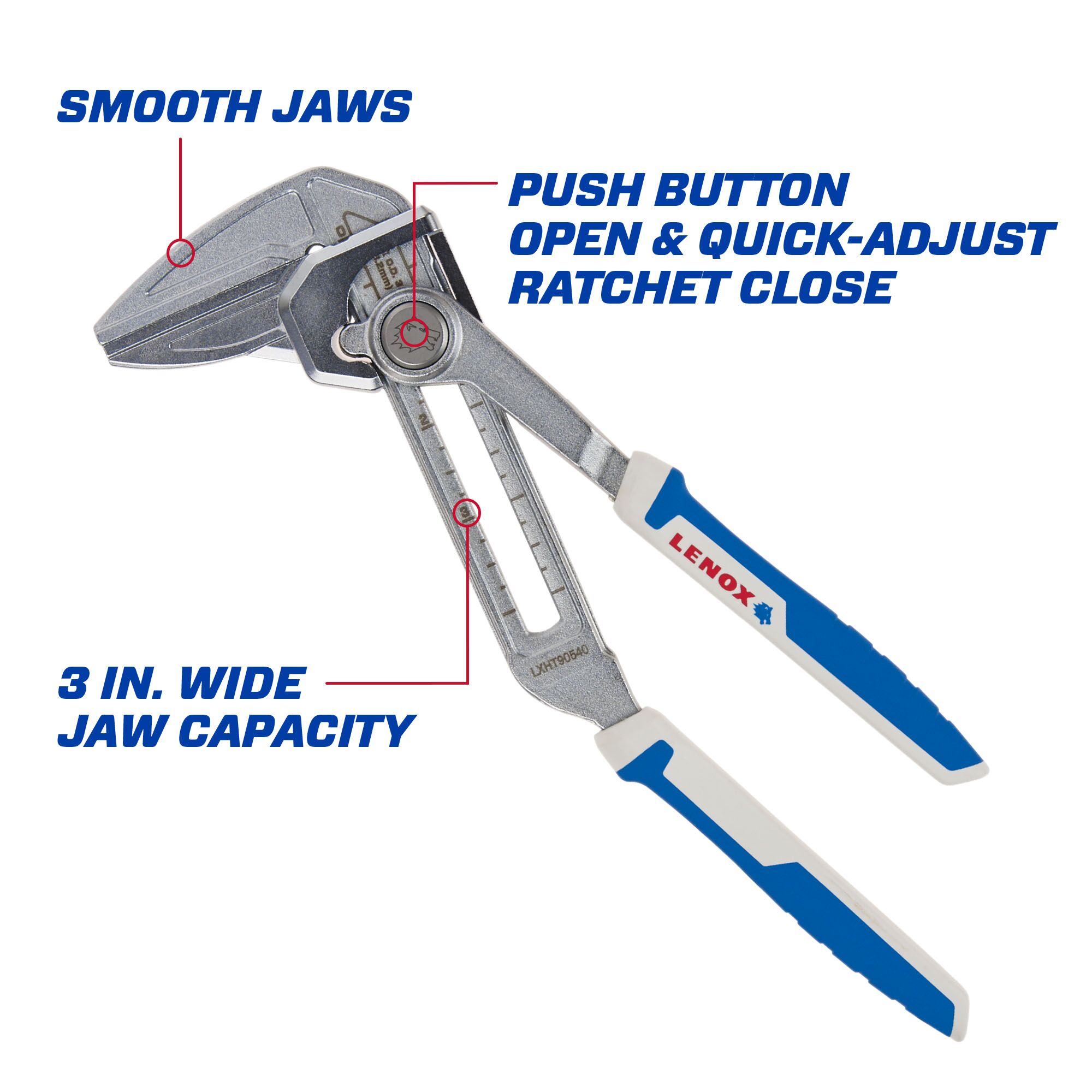 Lenox LXHT90540 Llave Alicate - Imagen 4