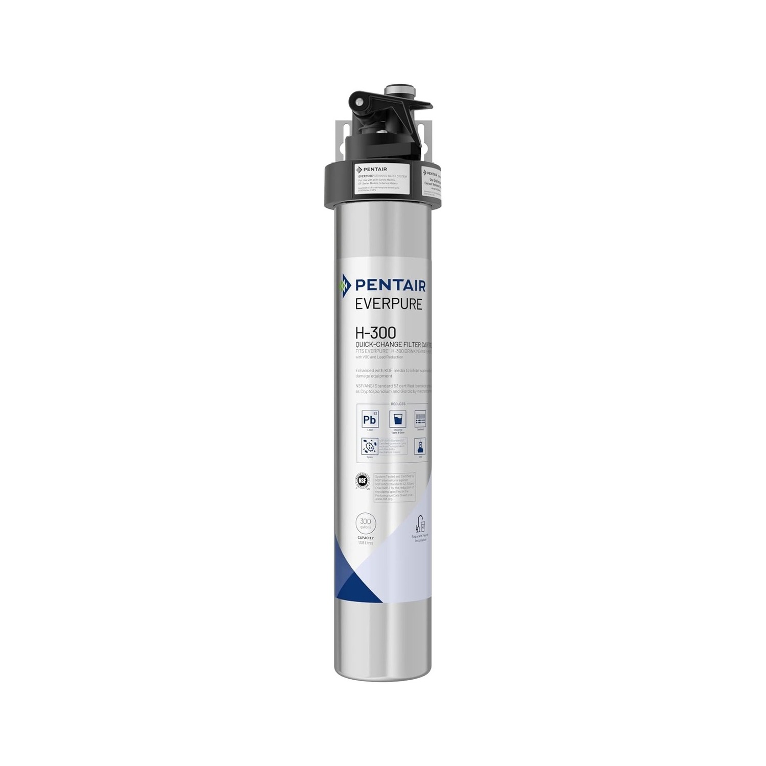 Everpure H-300 EV927076 drinking water filtration system — sistema de filtración de agua Everpure H-300 EV927076