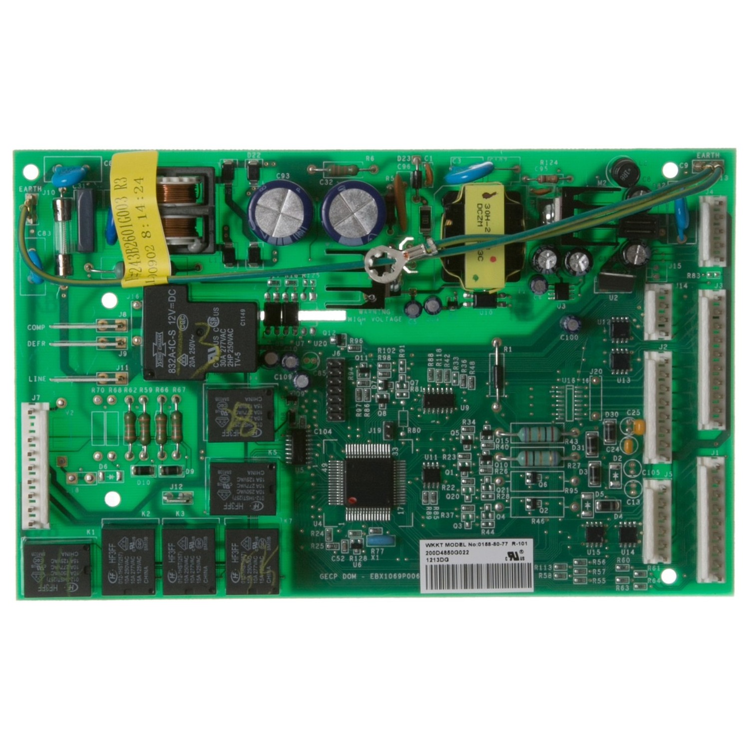 GE WR55X10942 refrigerator main control board — tarjeta de control principal de refrigerador GE WR55X10942