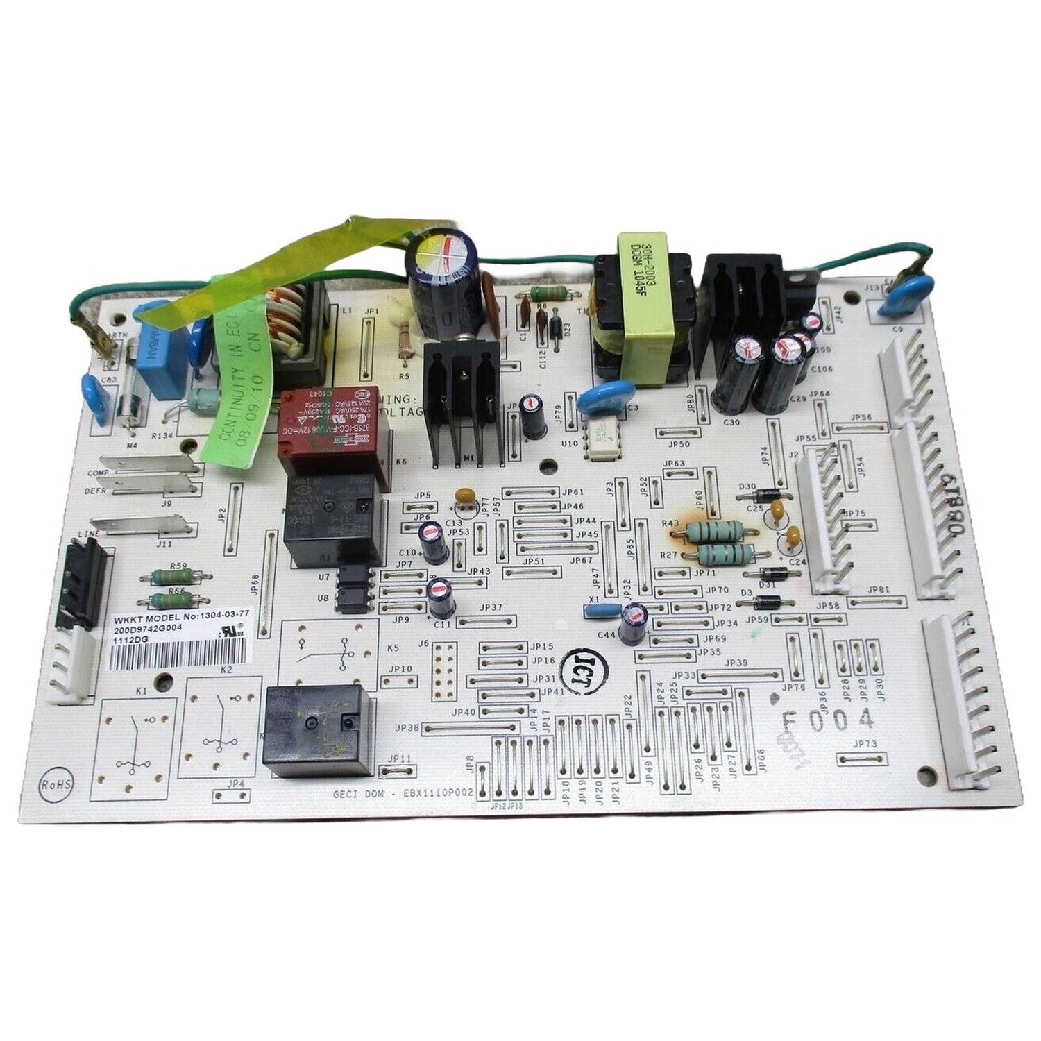 GE WR55X10996C refrigerator main control board — tarjeta de control principal de refrigerador GE WR55X10996C