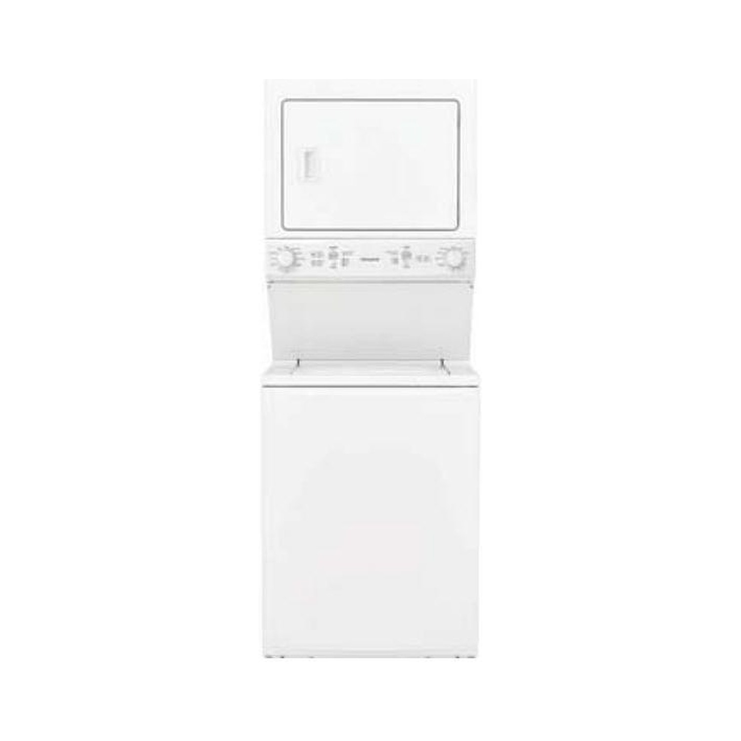 Frigidaire FLCE7522AW electric washer dryer laundry center — lavadora secadora eléctrica Frigidaire FLCE7522AW centro de lavado