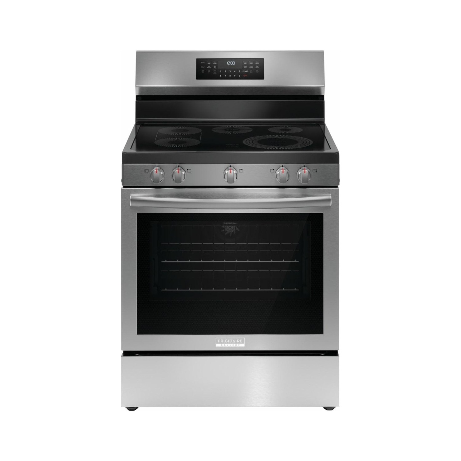 Frigidaire GCRE3060BF 30-inch electric range — estufa eléctrica Frigidaire GCRE3060BF de 30 pulgadas