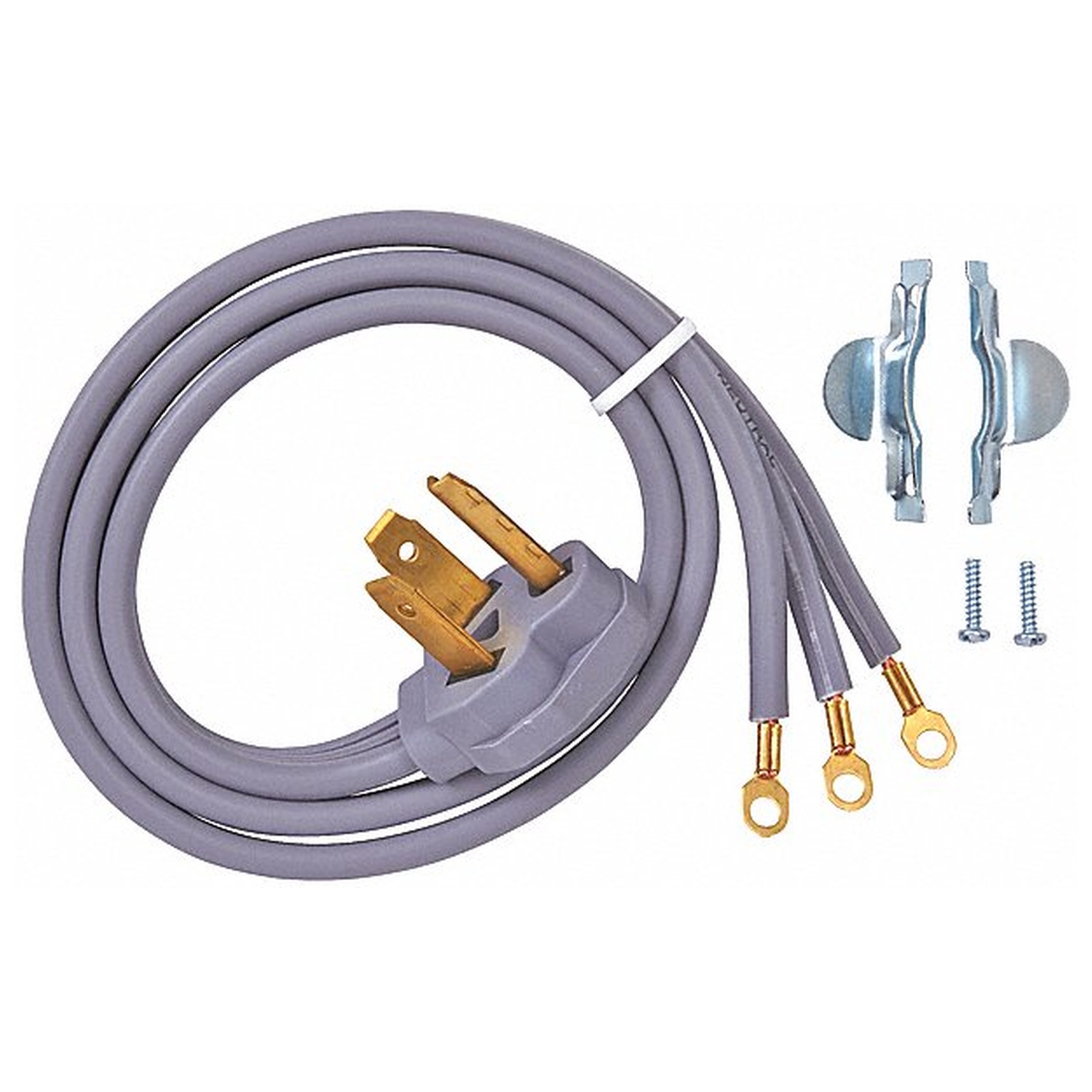 WX09X10003 5 ft 30 amp 3-wire dryer cord — cable para secadora WX09X10003 de 3 cables