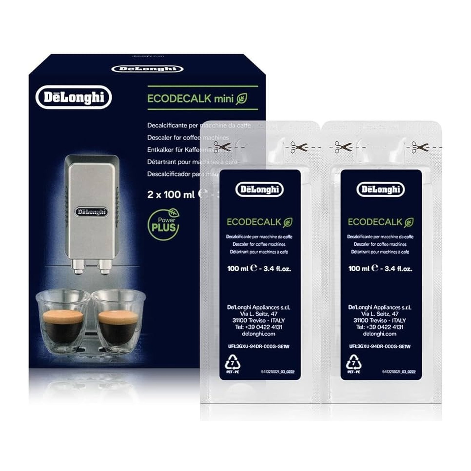 DeLonghi DLSC200 Descaler EcoDecalk / Descalcificador DeLonghi