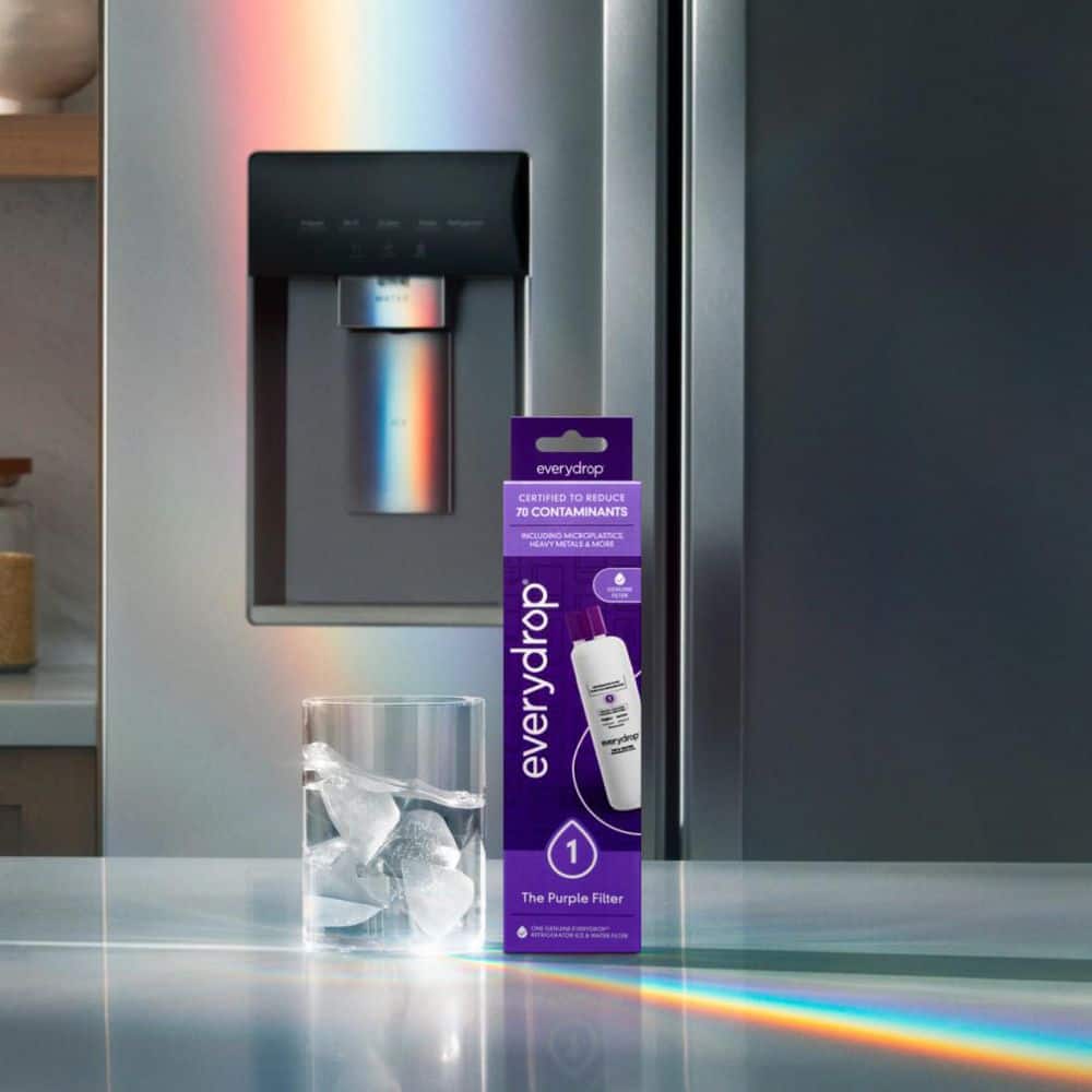 everydrop EDR1RXD1 Purple Filter with refrigerator water dispenser