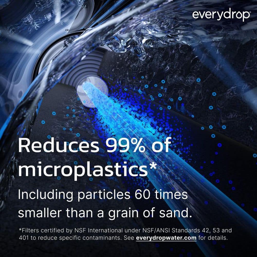 everydrop EDR3RXD1 reduces 99% of microplastics