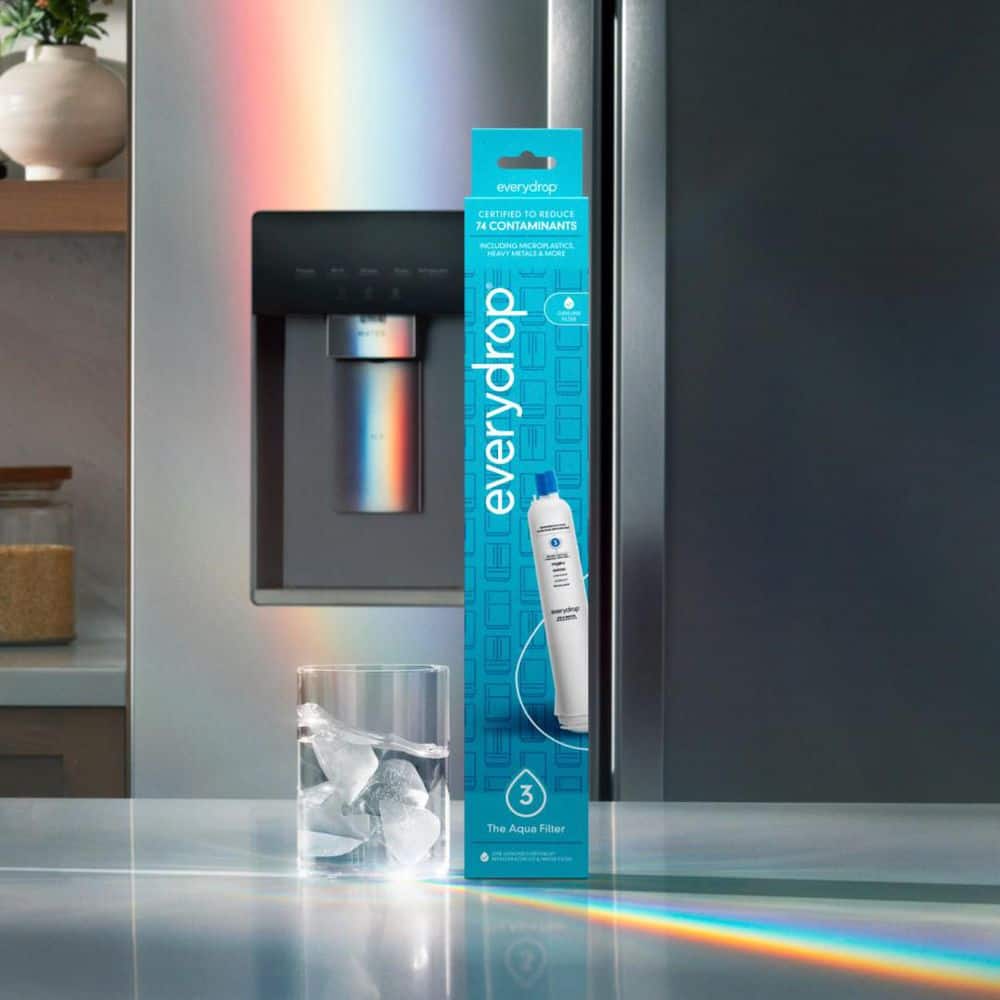 everydrop EDR3RXD1 Aqua Filter with refrigerator water dispenser