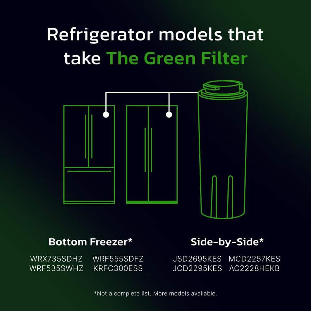Refrigerator models compatible with everydrop Green Filter 4 (EDR4RXD1)