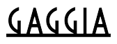 Gaggia logo — appliance brands we distribute