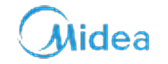 Midea logo — appliance brands we distribute