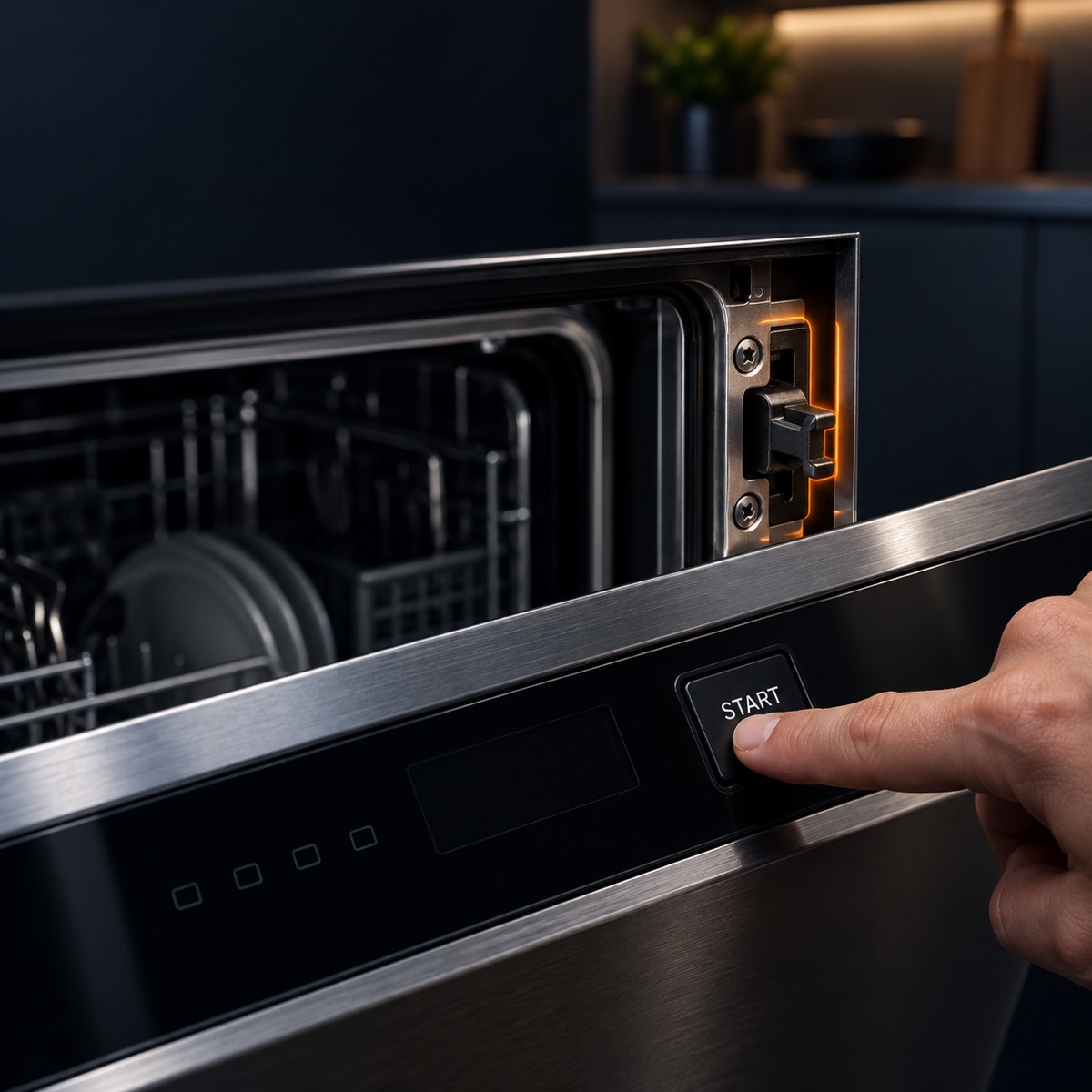 dishwasher not turning on - control panel