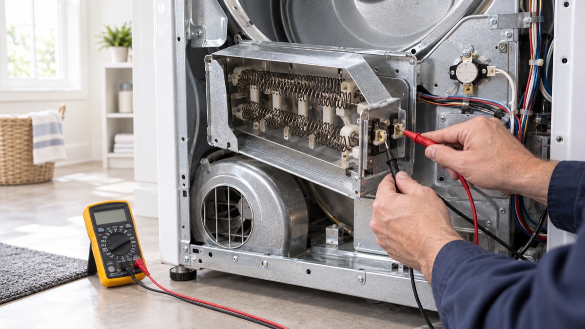 secadora no calienta